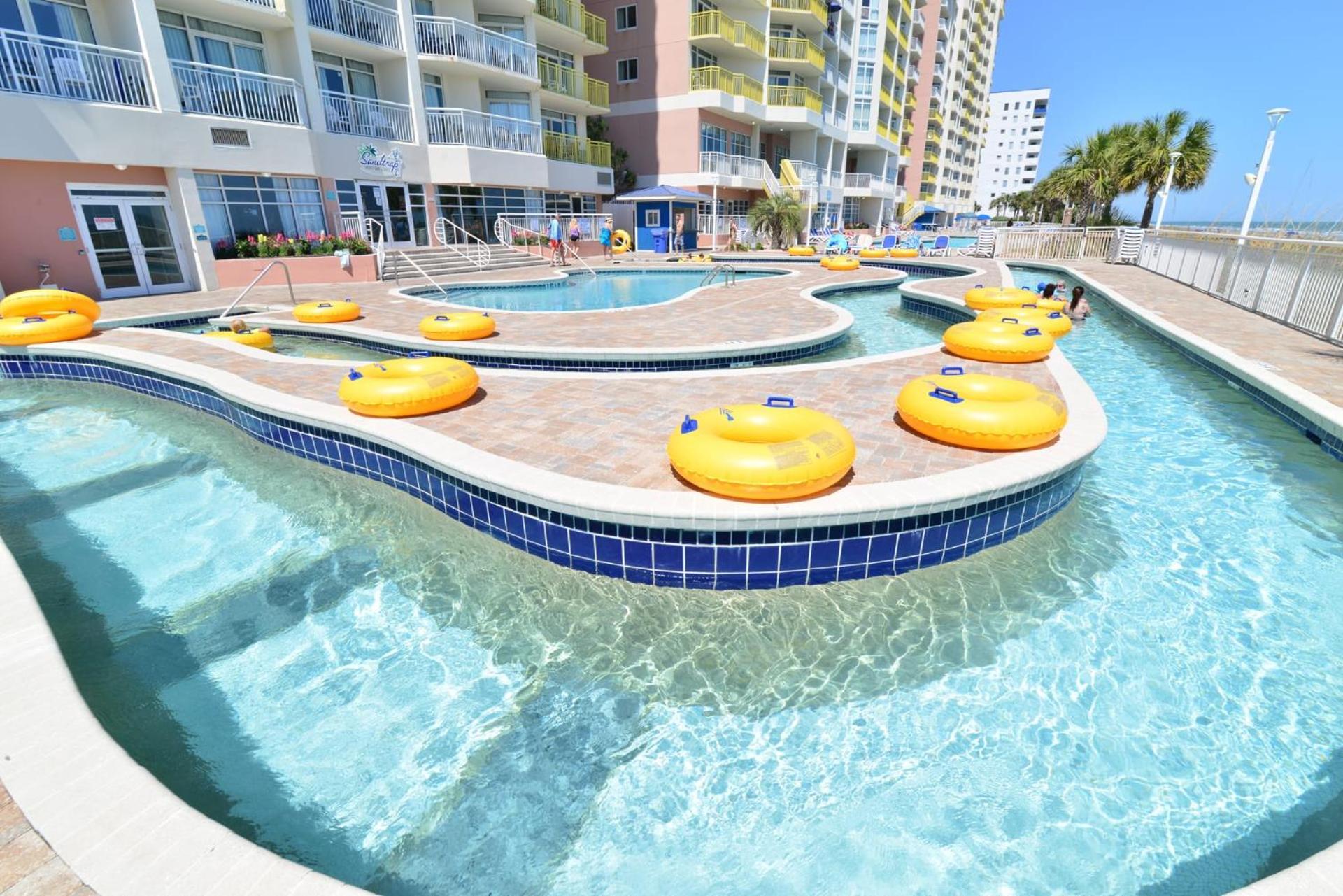 Oceanfront Top Location Modern Resort Lazy River Huge Pool Oasis Myrtle Beach Eksteriør bilde