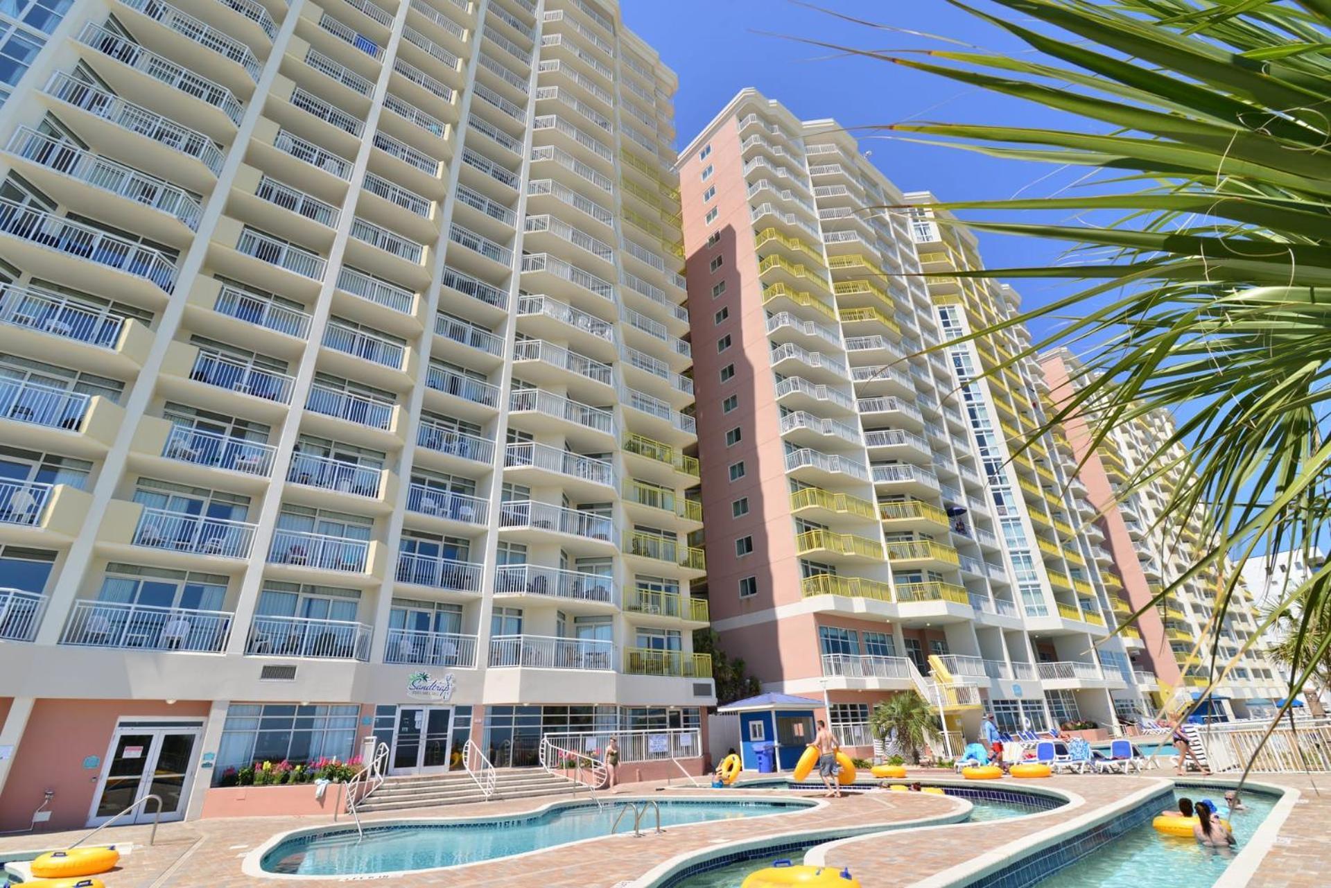 Oceanfront Top Location Modern Resort Lazy River Huge Pool Oasis Myrtle Beach Eksteriør bilde