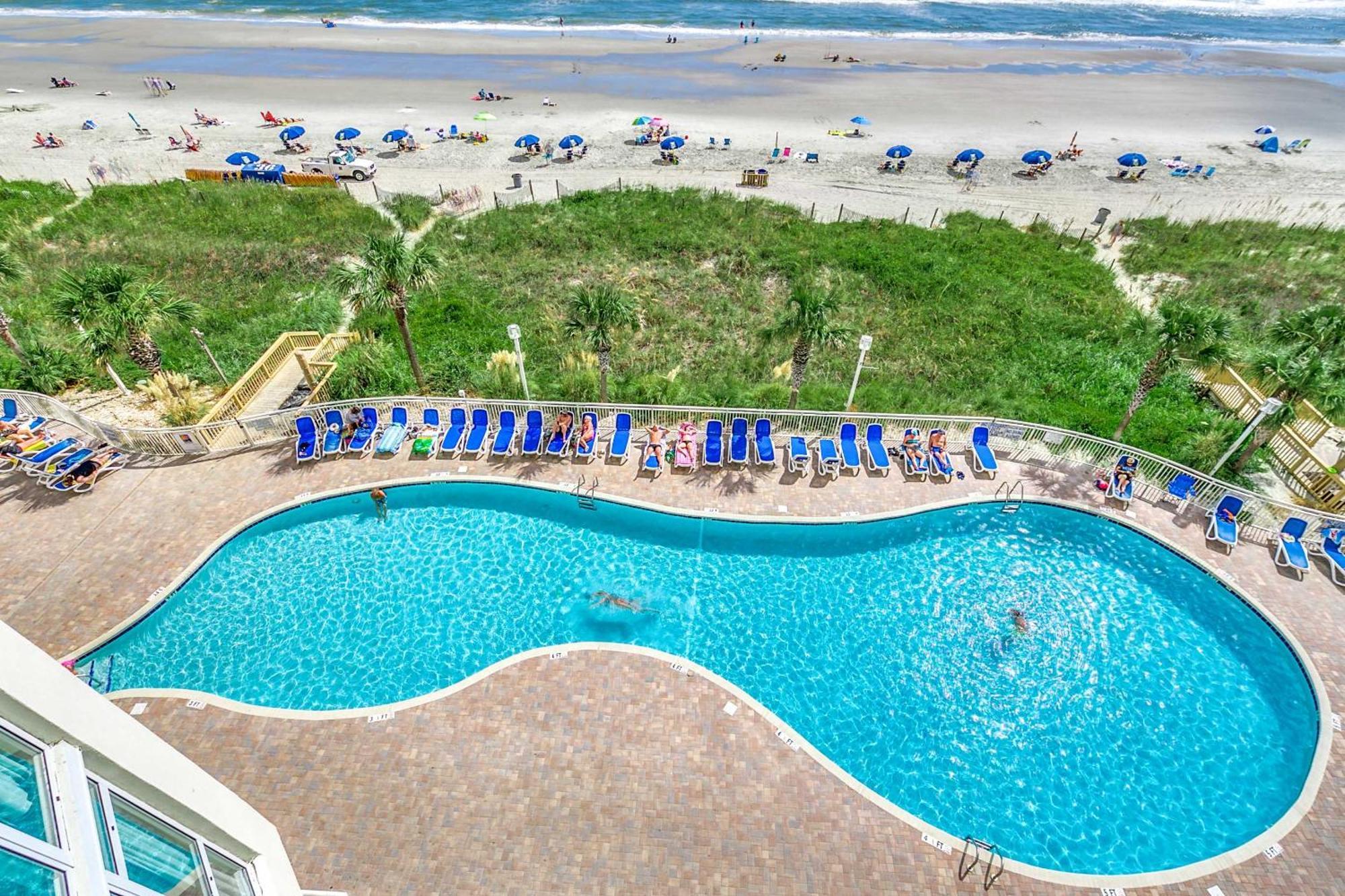 Oceanfront Top Location Modern Resort Lazy River Huge Pool Oasis Myrtle Beach Eksteriør bilde